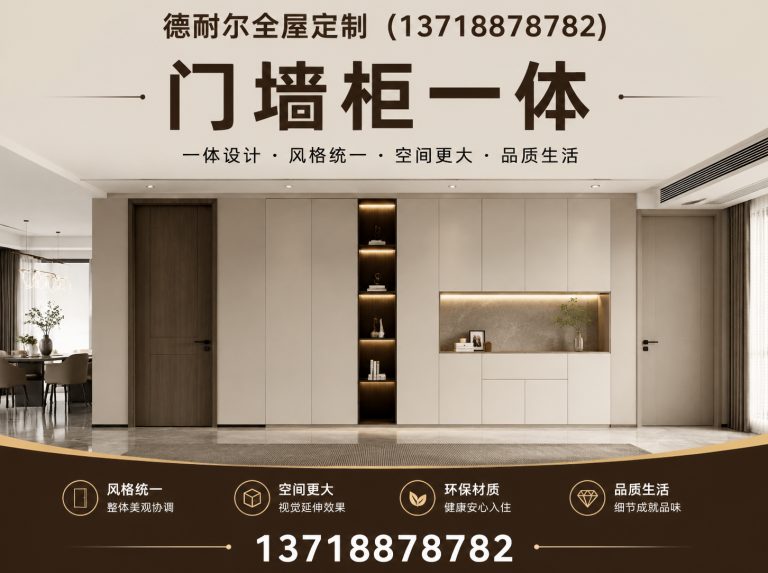 路北区门墙柜一体展示图